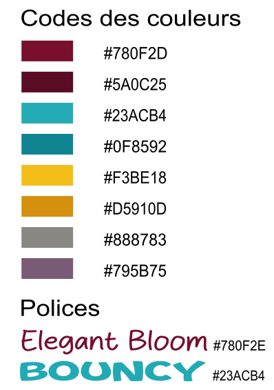 Couleurs et polices
